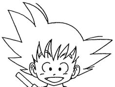 236x179 How To Draw Goku Easy Dragonball Z Amp Gt Goku