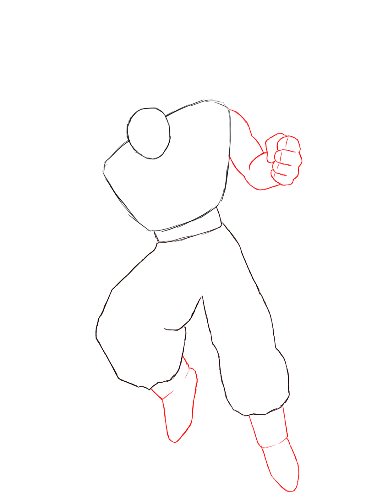 1200x1600 How To Draw Goku