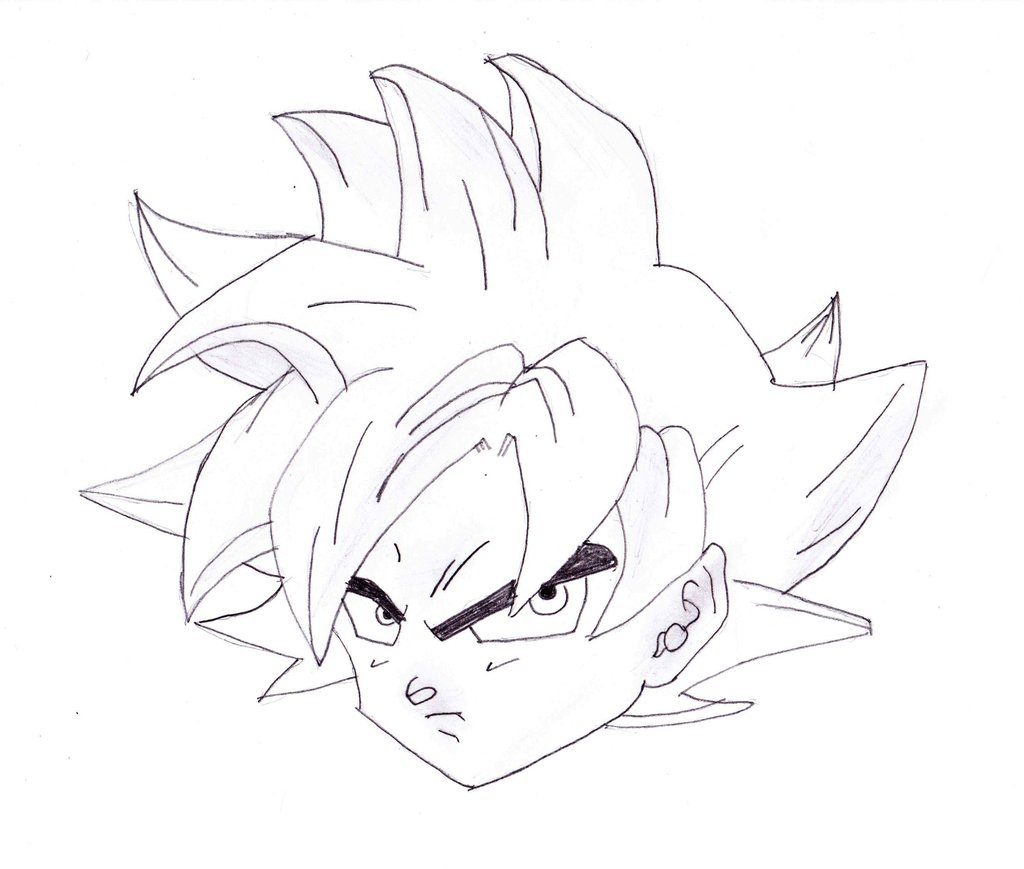 1024x869 Dragon Ball Z How To Draw Goku How To Draw Goku From Dragon Ball