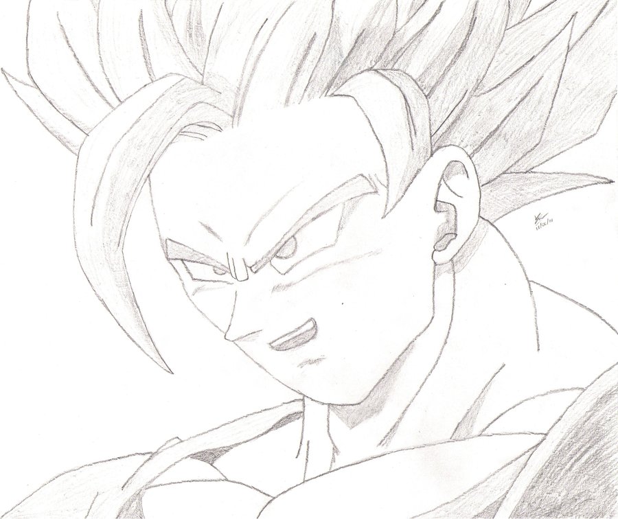 900x756 Super Saiyan 2 Goku By Javiernp91