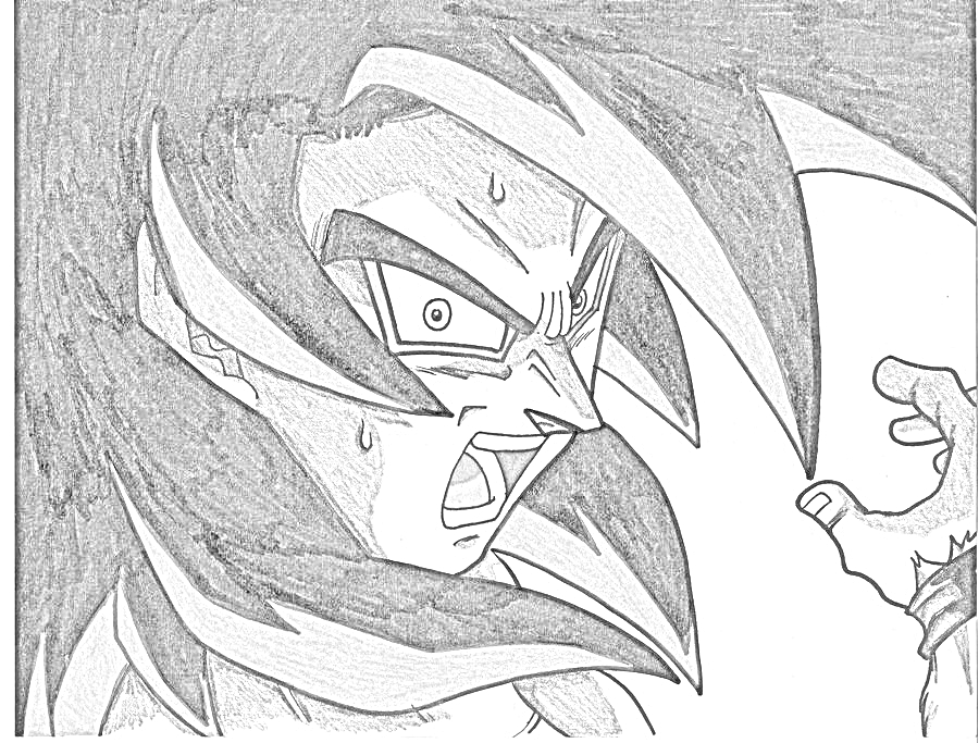 900x683 Goku Sketching Wiki Fandom Powered By Wikia