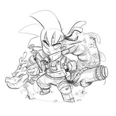 236x236 Goku Drawing Sketches Arts Goku Drawing, Drawing