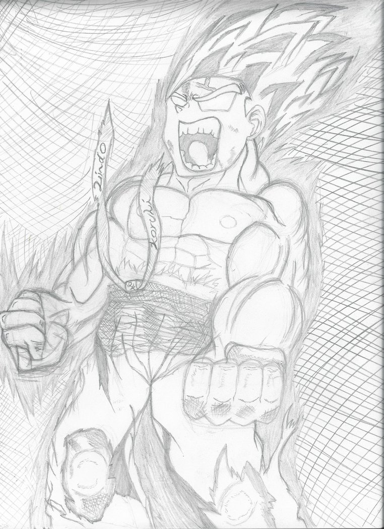 762x1048 My Sketch Of Super Saiyan Goku By Lindokorchi