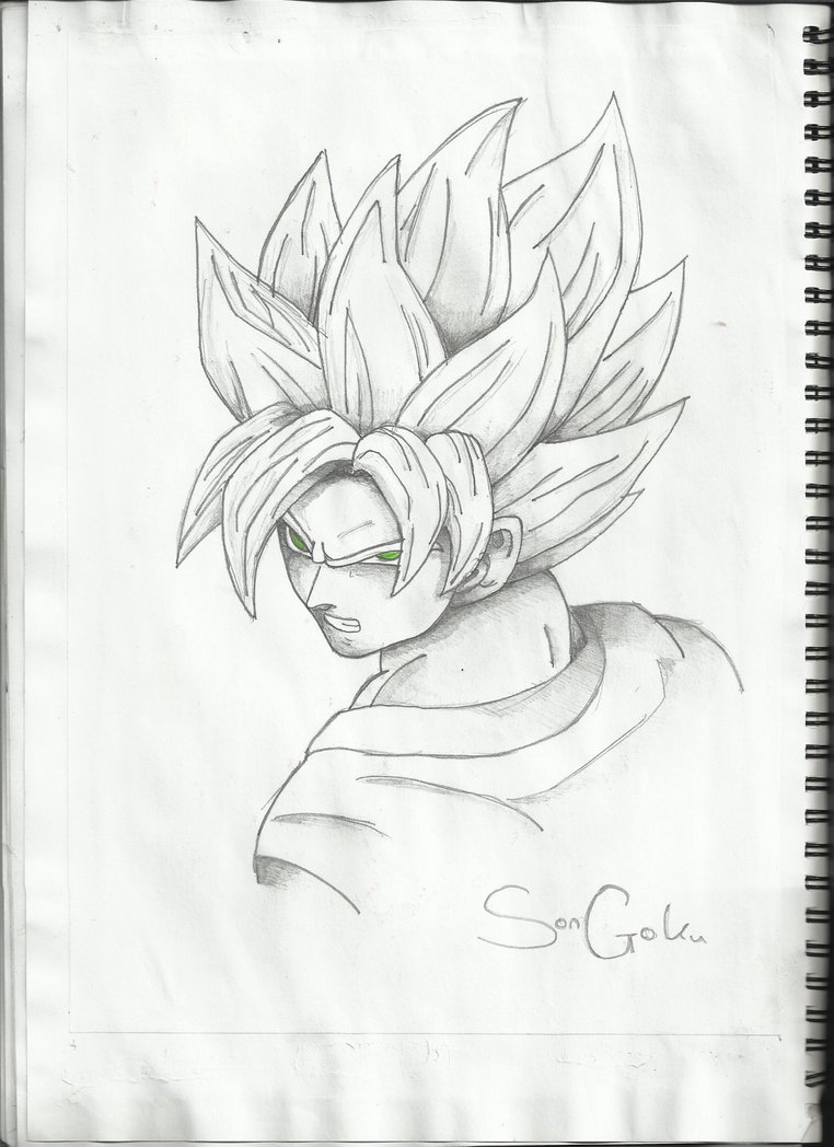 Goku Sketch Drawing at GetDrawings | Free download