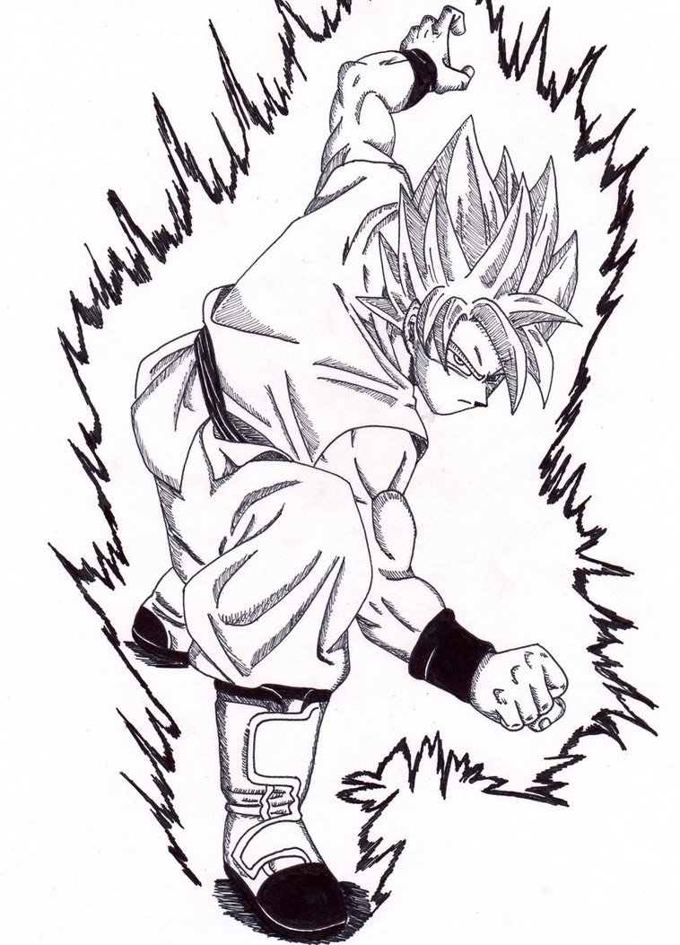 758x1053 Ssgss Goku