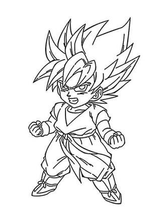 332x443 Chibi Super Saiyan Goku Dragonballz Amino