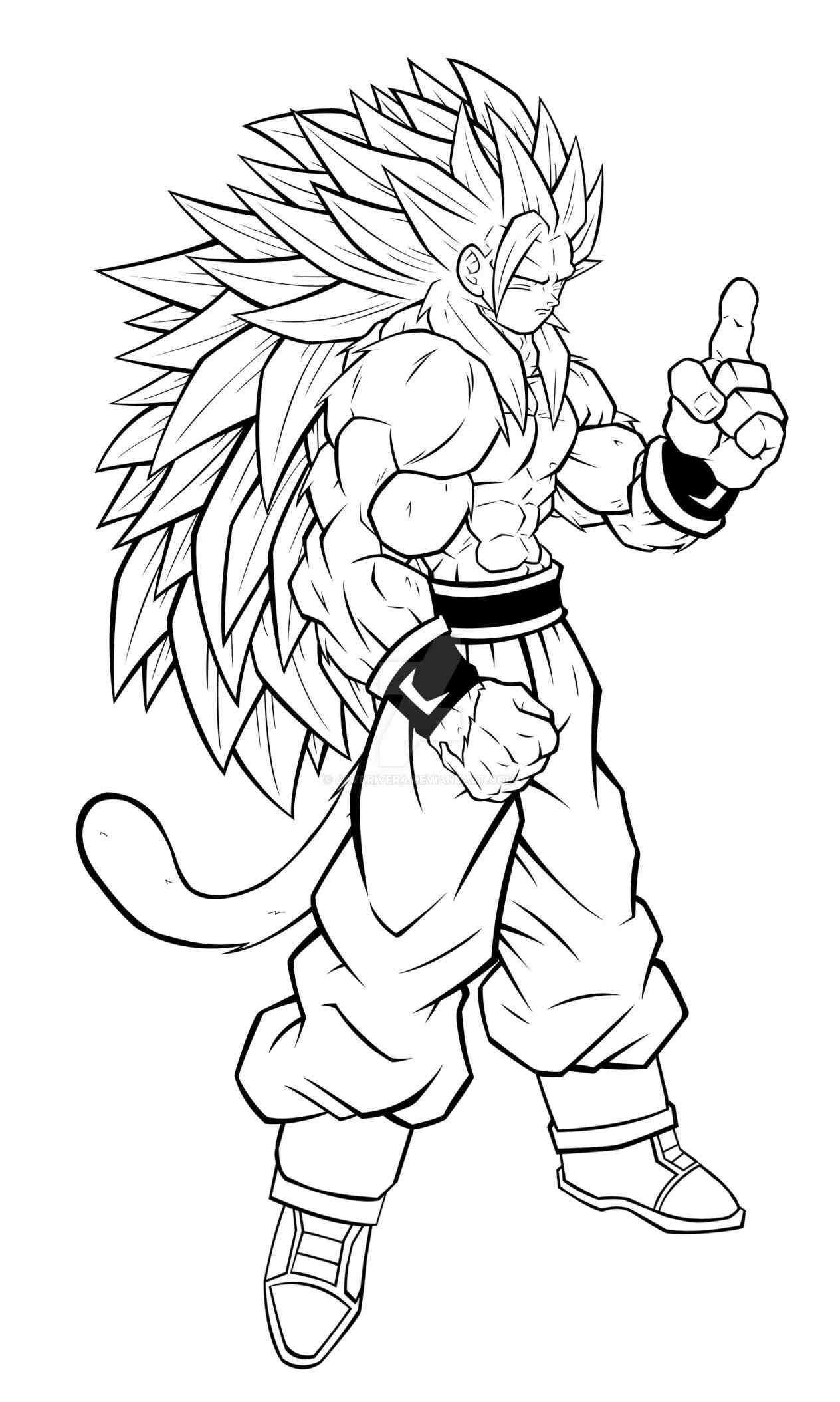 1264x2108 Dragon Ball Z Goku Super Saiyan 5 Drawings