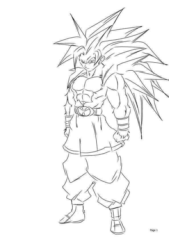 593x839 Dbz Super Saiyan Drawing Drinkeats.club