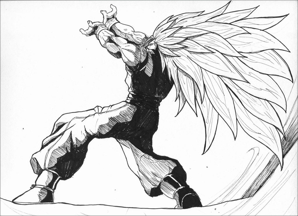 1024x743 Goku Ssj3 By Chicles555