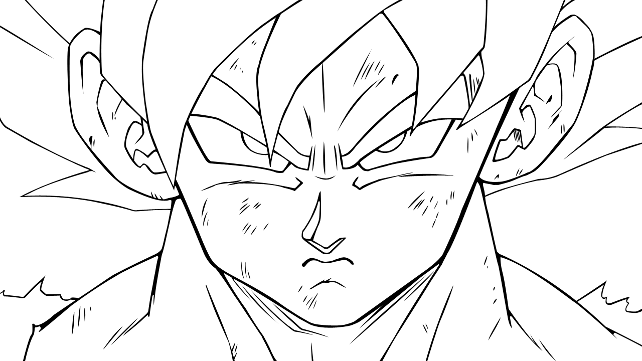 1280x720 Son Goku Ssj3 By Mrgekon