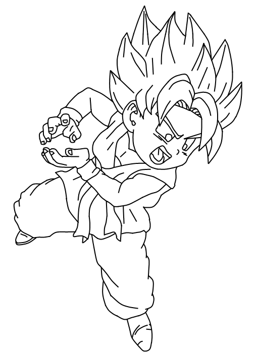 509x700 Goku Super Saiyan 2 (Gt) By Sbddbz