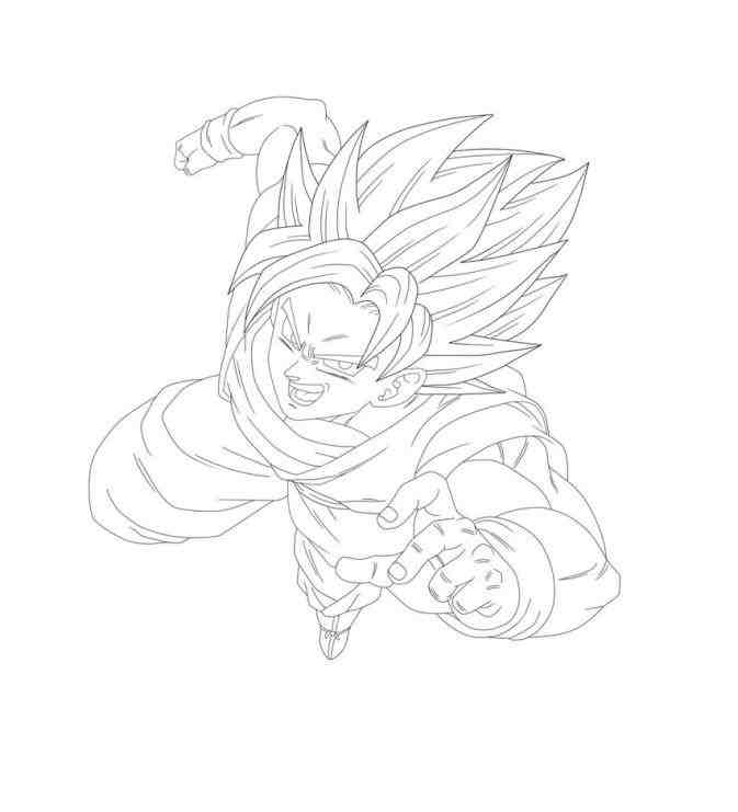 673x741 On D And Gohan From Dragon Ball Z Youtube Drawing Dbz Goku Ssj2