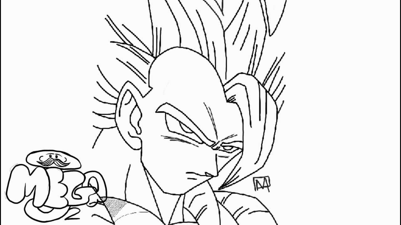 1280x720 Drawing Goku Super Saiyan 2 Ssj2