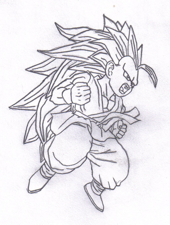 545x720 Super Saiyan 3 Kid Goku By Brigz7071