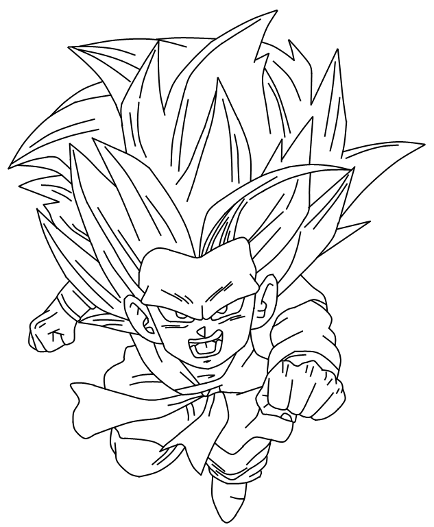 633x769 Goku Super Saiyan 3 (Gt) By Sbddbz