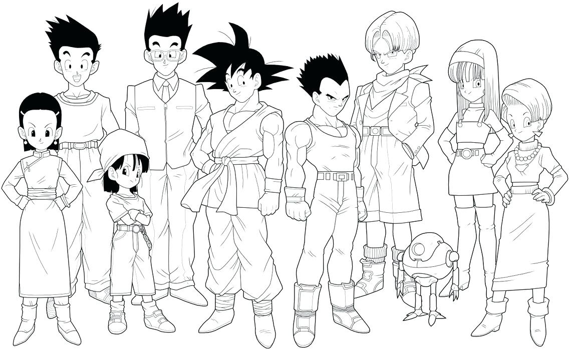 1142x699 Coloring Dragon Ball Gt Coloring Pages Draw About Remodel Free