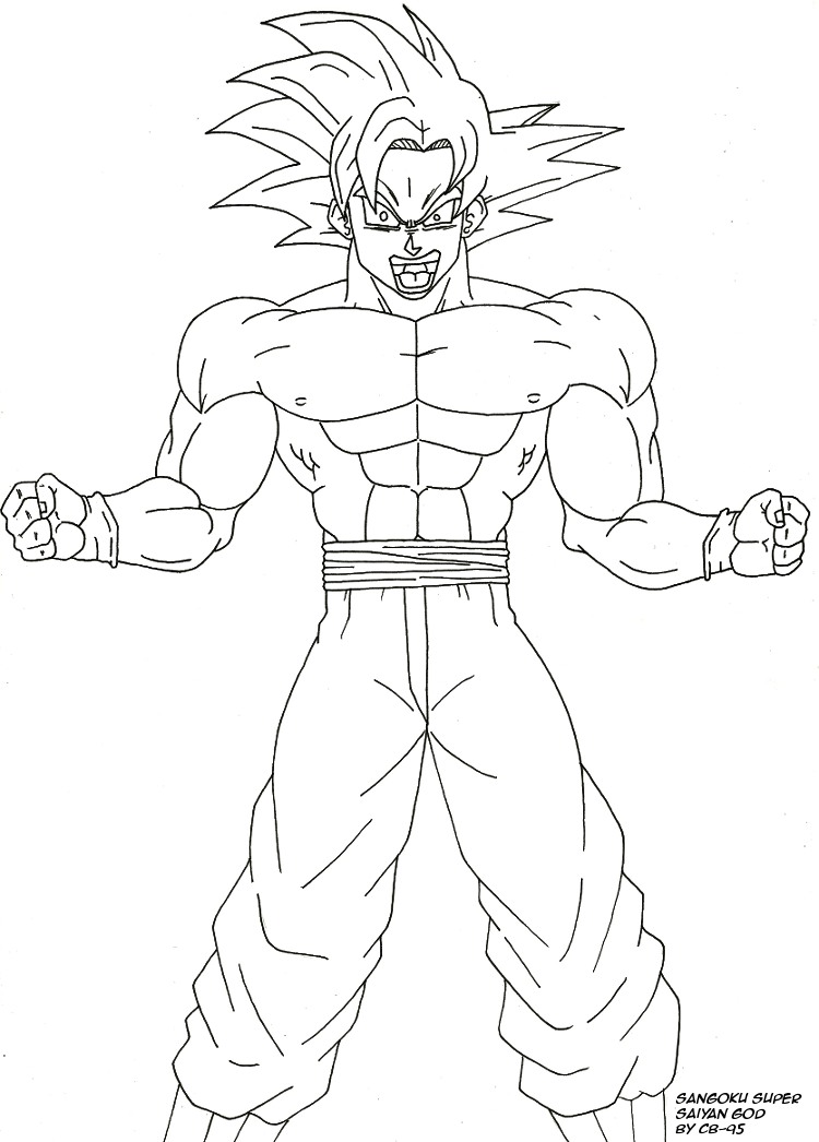 750x1046 Sangoku Ssj God By Cb 95