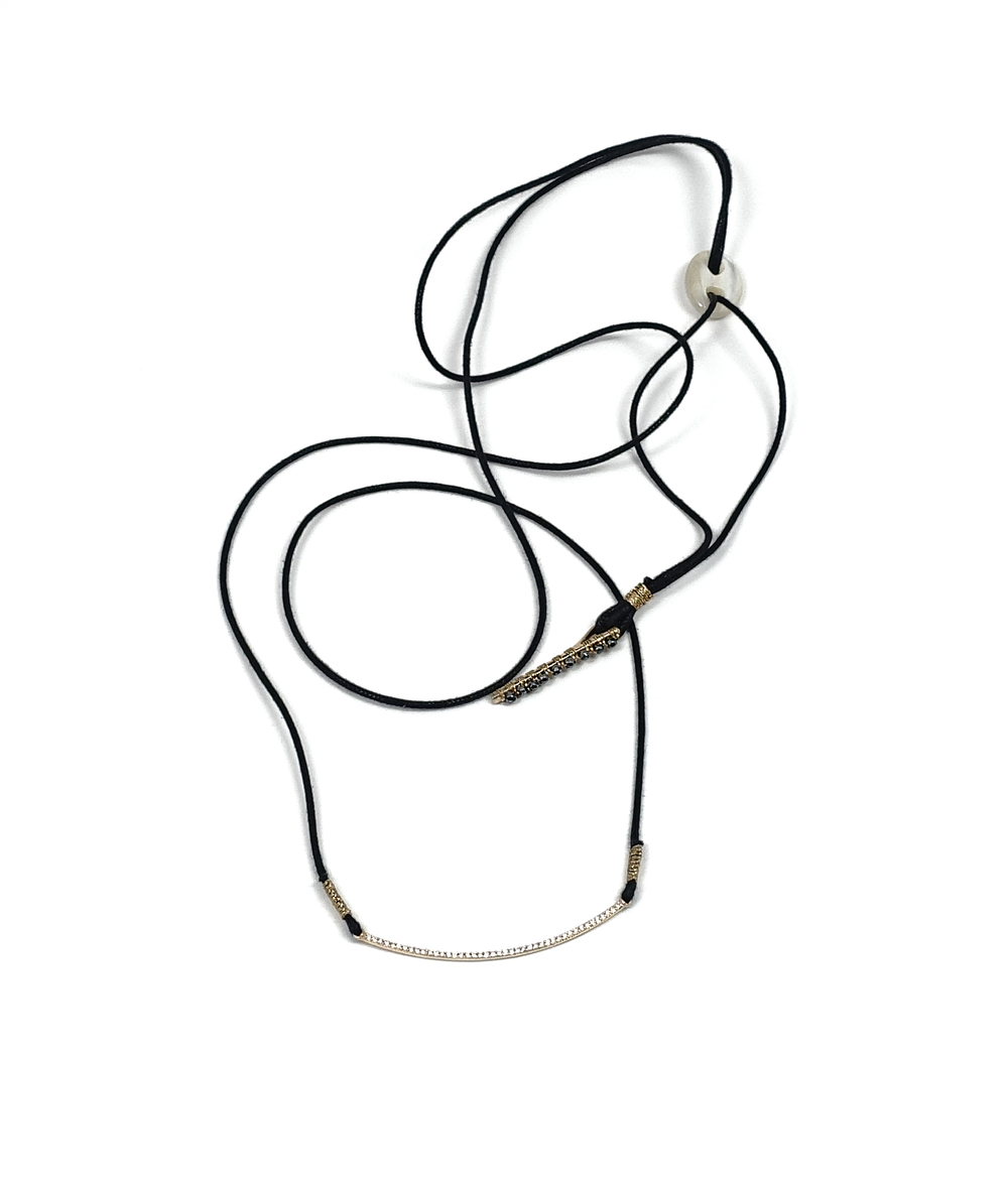 1000x1178 Nsc110 14k Yellow Gold Curved Bar With Diamonds And 14kt Gold Bar