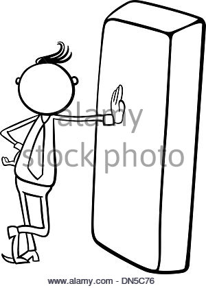 300x420 Businessman With Gold Bar Cartoon Stock Vector Art Amp Illustration