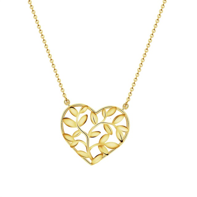 640x640 Dianshangkaituozhe Statement Necklaces Fashion Gold Chain Tree