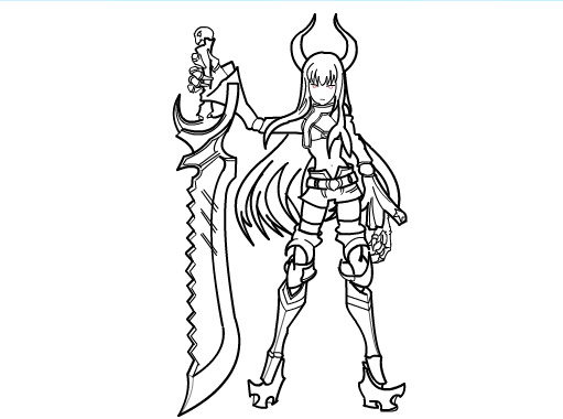 511x380 How To Draw Figma Black Gold Saw Part 2 By Sketchheroes