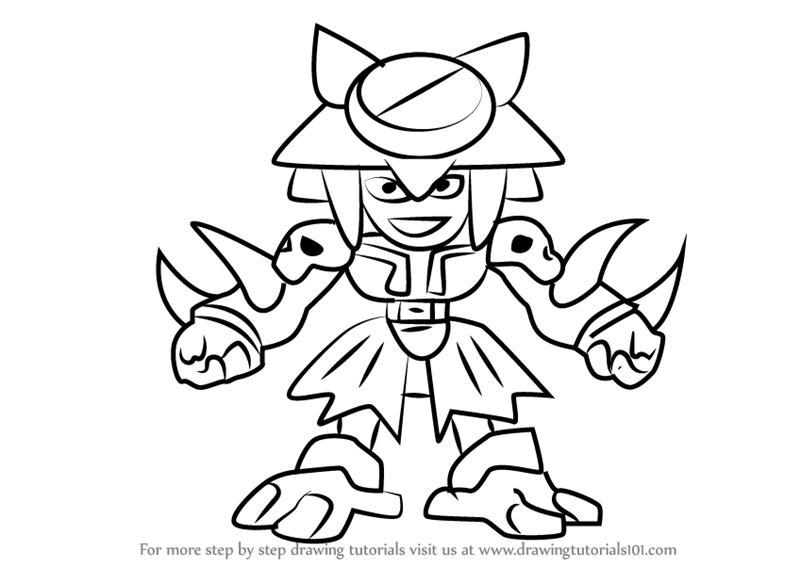 800x567 Learn How To Draw Sir Gold From Medabots (Medabots) Step By Step