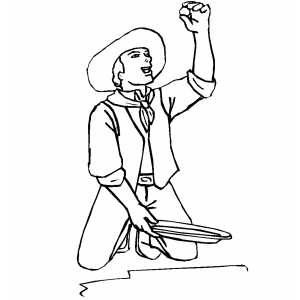 300x300 Panning For Gold Coloring Page