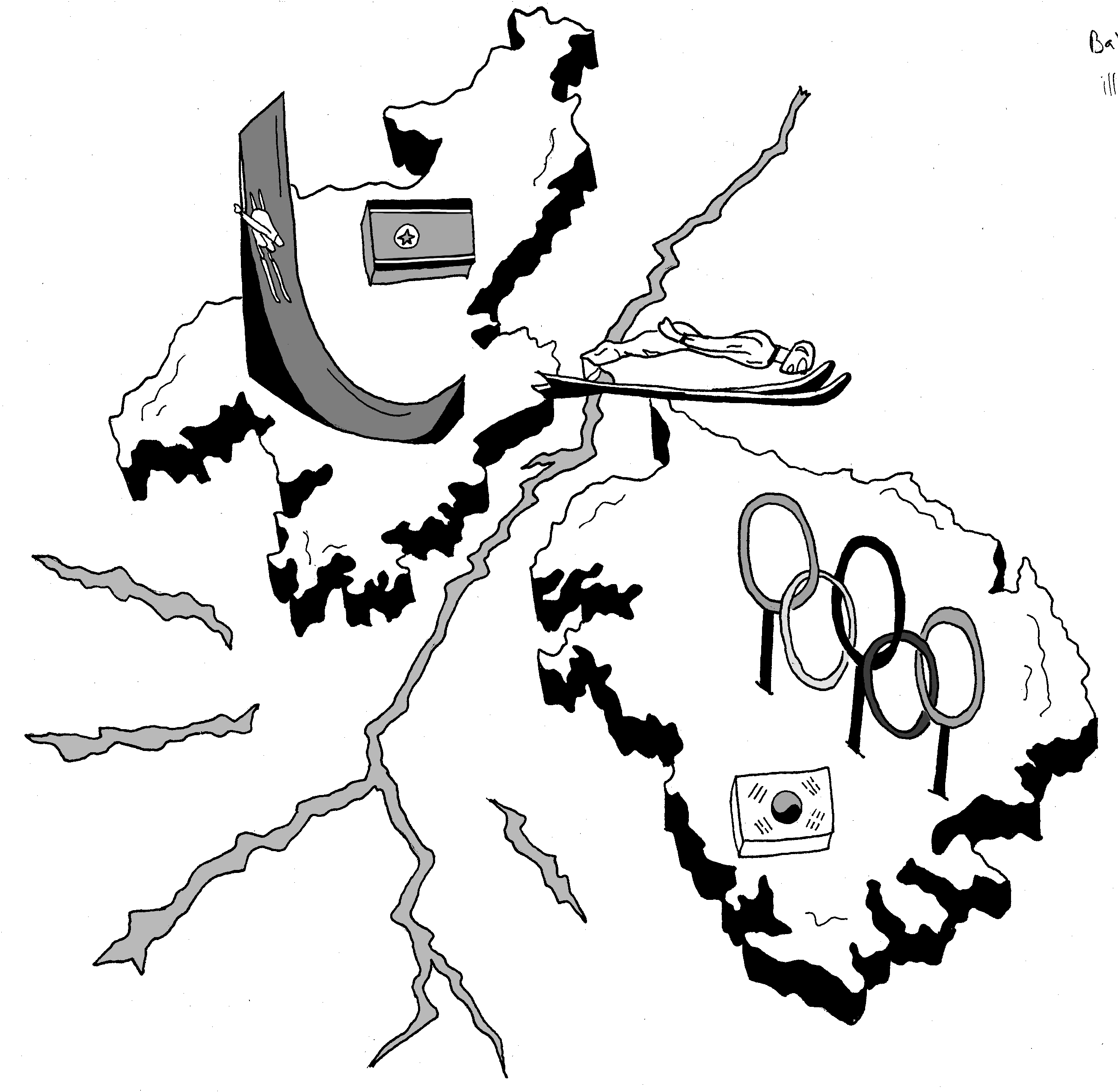 2613x2552 Gold Medal For Enthusiasm All Eyes On N. Korea's Cheerleaders