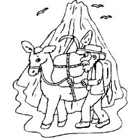 200x200 Gold Mining Coloring Pages