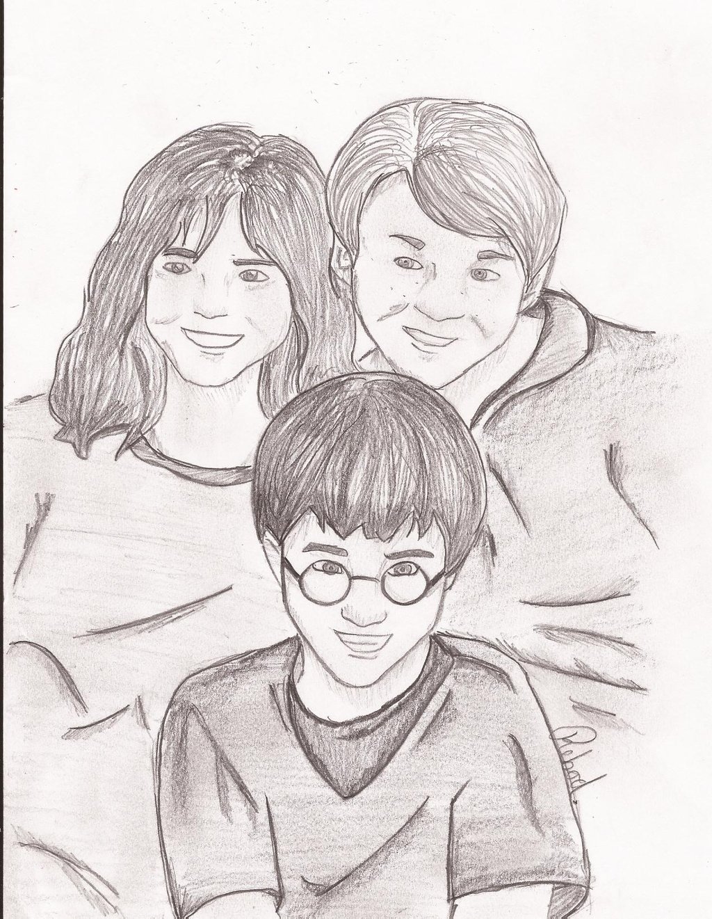1024x1321 The Golden Trio By Readerholic