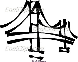 300x239 Bridges Vector Clip Art