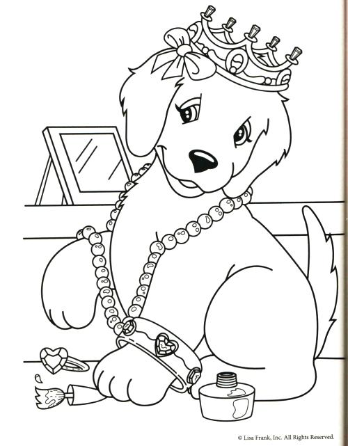 500x641 Golden Retriever Coloring Pages Free Printable Coloring Page