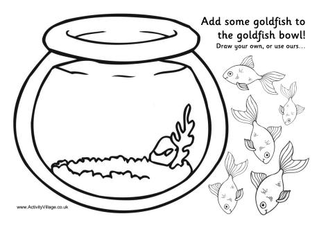 460x325 Goldfish Bowl Activity Printable