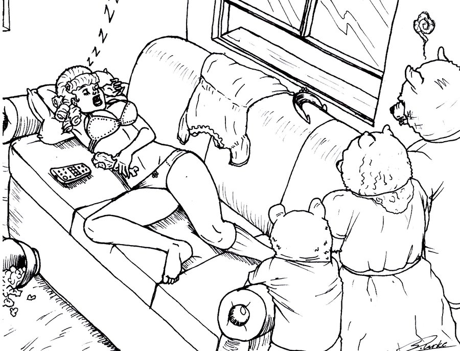 900x686 Goldilocks The Moocher By I Am Sketch