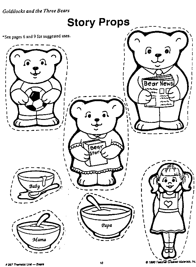 660x900 Read Goldilocks And The Three Bears And Then Print Out Some
