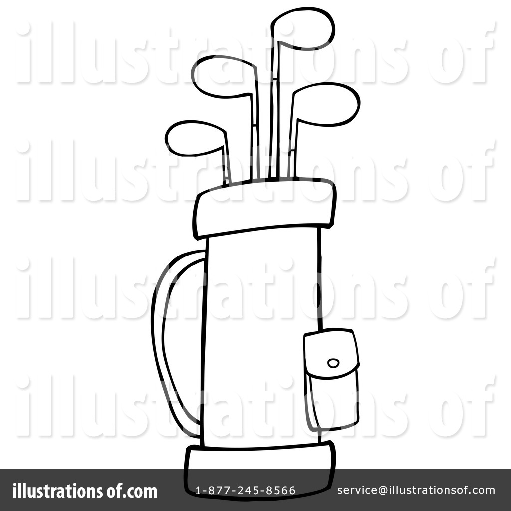 1024x1024 Golf Bag Clipart