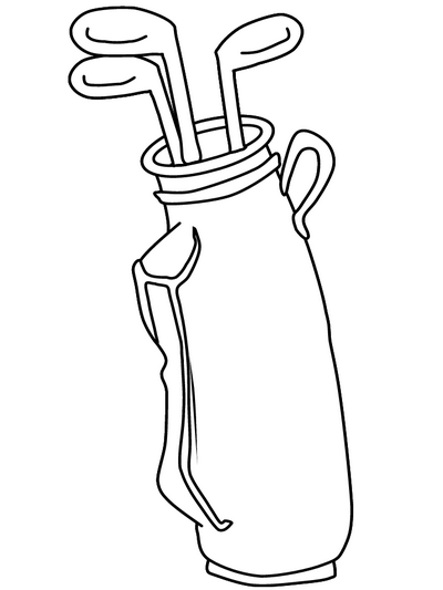 400x533 Print Coloring Page And Book, Golf Clubs Coloring Page For Kids