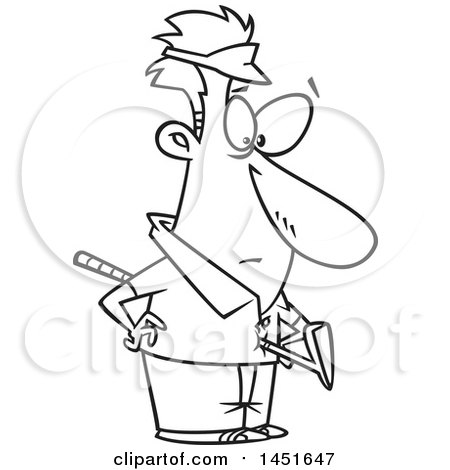 450x470 Royalty Free (Rf) Clipart Of Golf Clubs, Illustrations, Vector