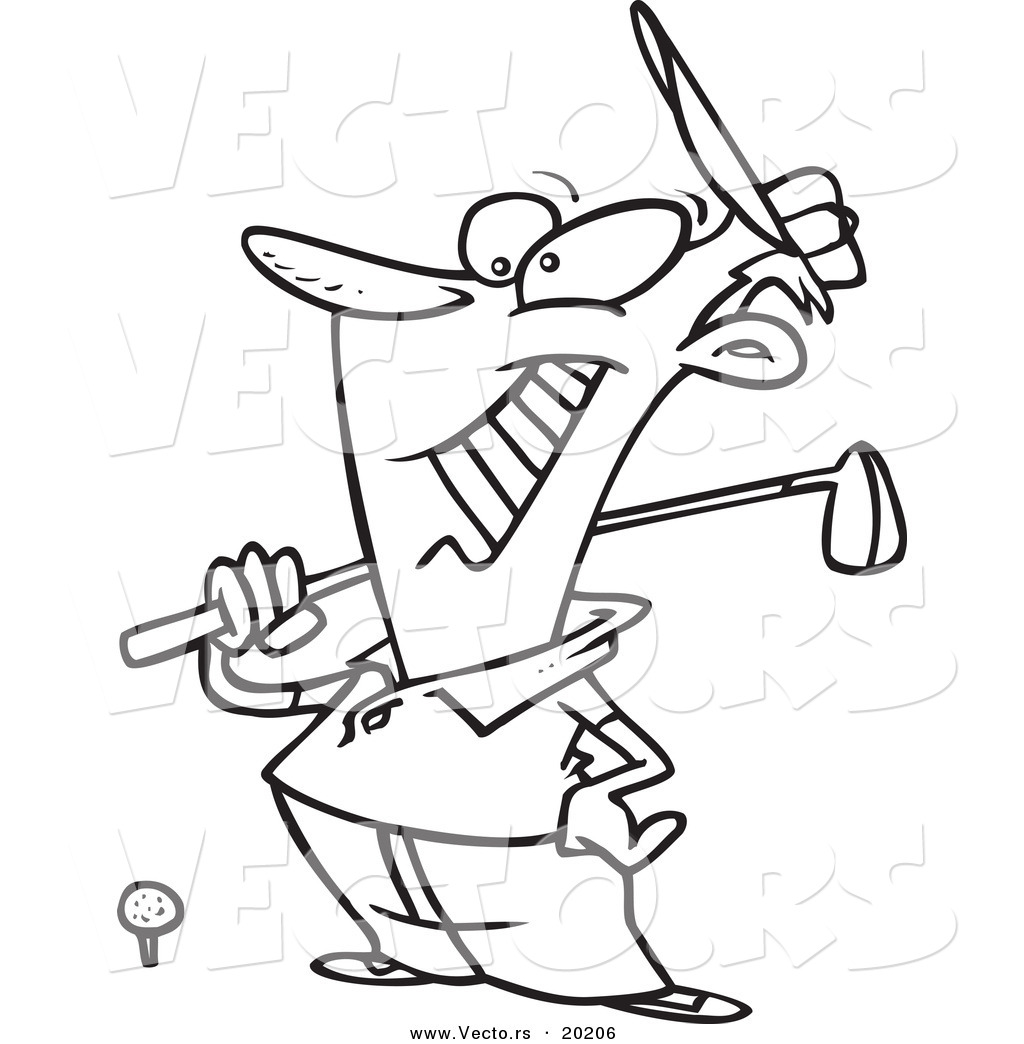 1024x1044 Vector Of A Cartoon Man Grinning