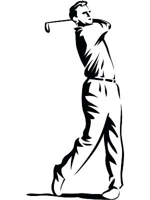 300x400 Clipart Golf Memocards.co