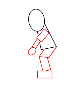 250x332 Drawing A Cartoon Golfer