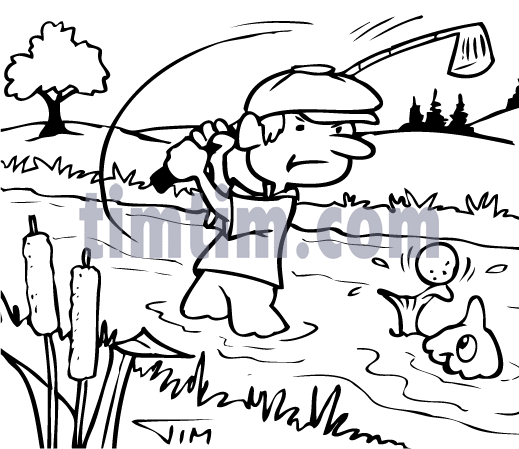 Golf Drawing at GetDrawings | Free download