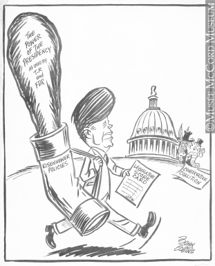 311x385 M965.199.9341 New Club In The Old Golf Bag. Drawing, Cartoon