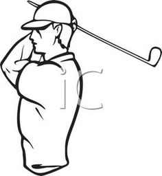 236x256 Graduate Golf Ball Man