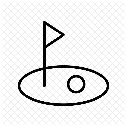 512x512 Golf, Hole, Flag, Checkpoint, Sport, Game Icon