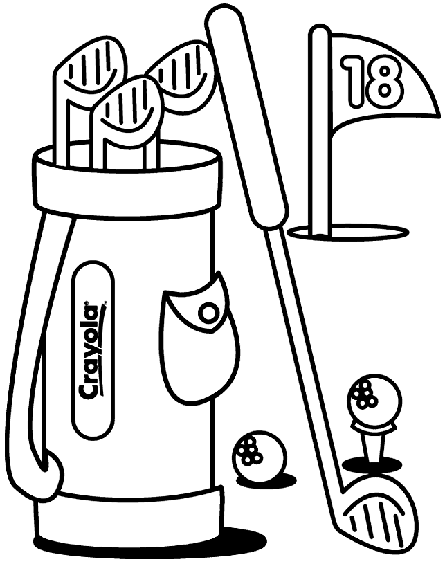 643x815 Coloring Amp Activity Pages Golf Coloring Page