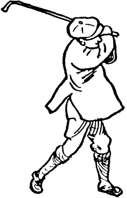 410x640 Golfer Clipart Etc