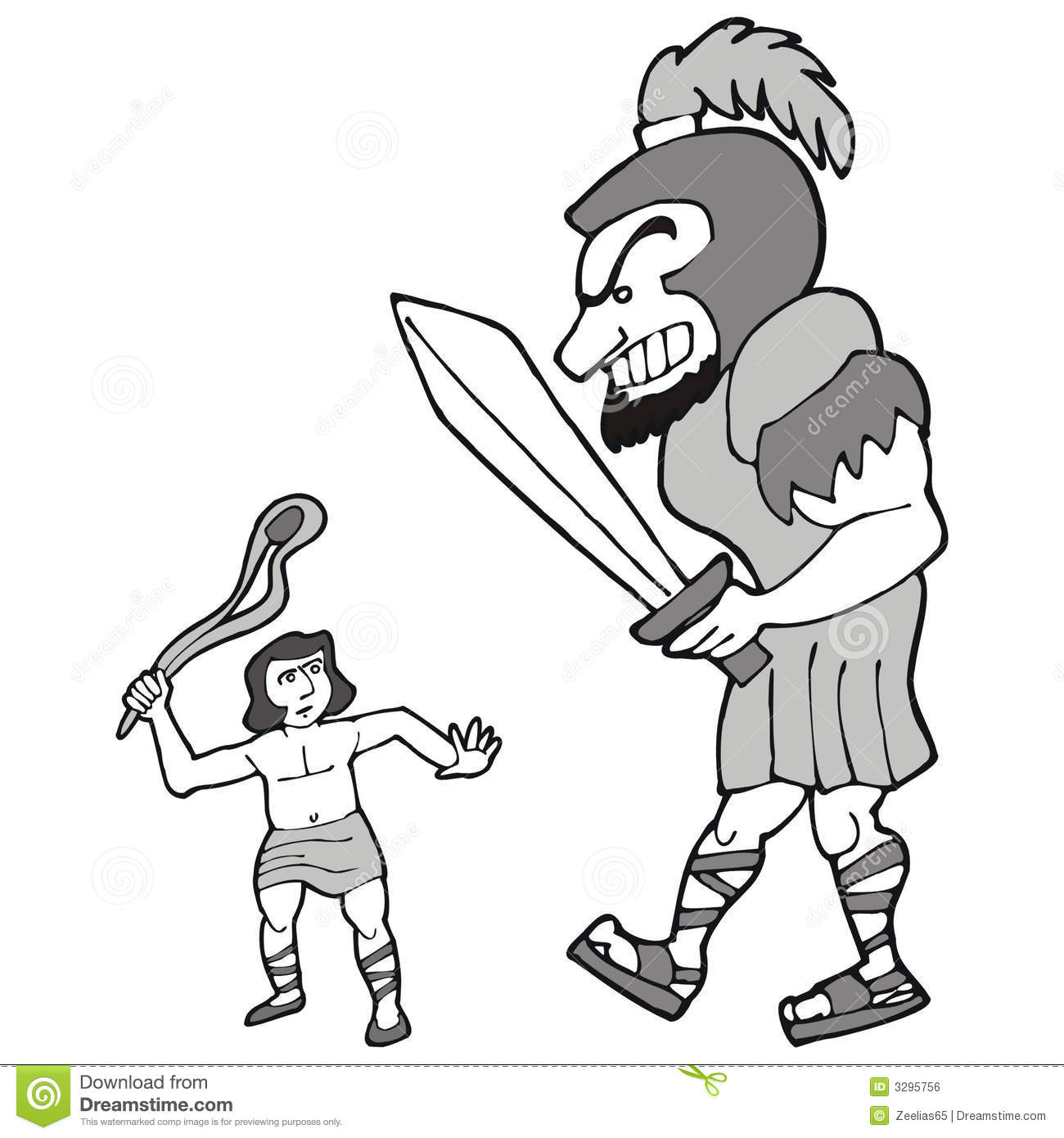 1300x1390 David And Goliath Clipart 2 Clipart Station