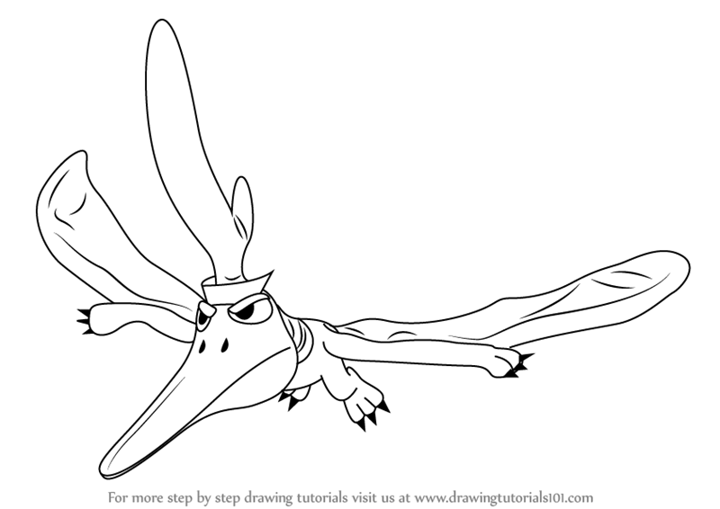 800x566 Learn How To Draw Thunderclap From The Good Dinosaur (The Good