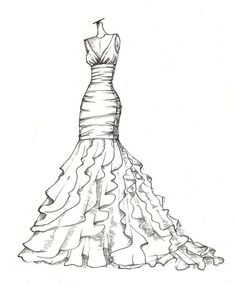 236x286 Dress Pencil Drawing! Projects To Try Fashion